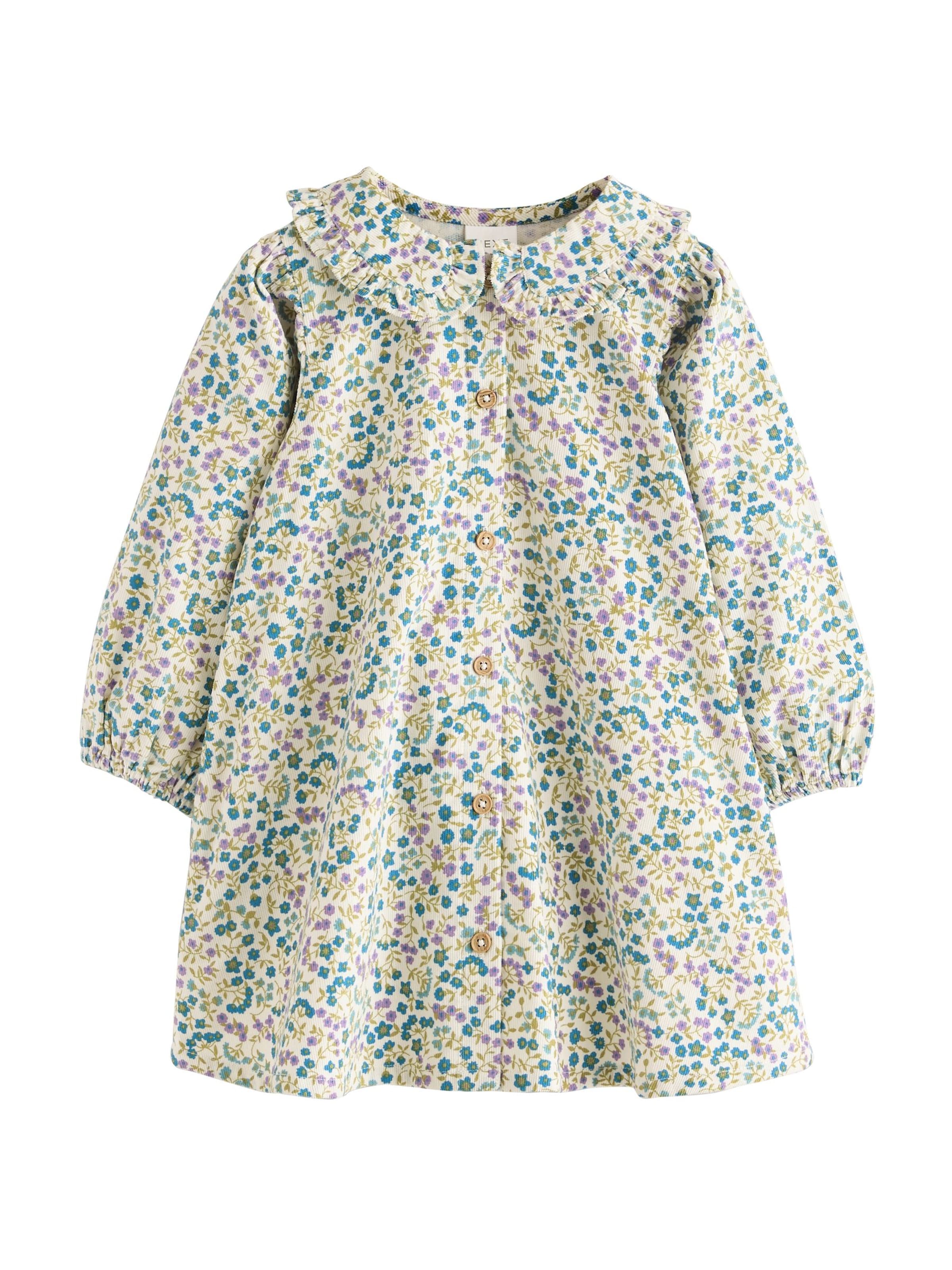 Next - Vestido en azul: frente