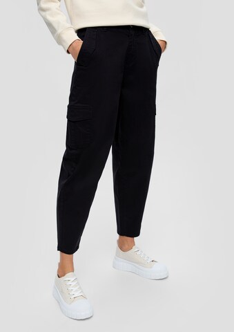 Tapered Pantaloni de la s.Oliver pe negru