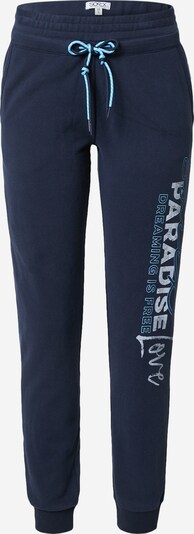 Pantaloni Soccx pe bleumarin / albastru deschis / gri, Vizualizare produs