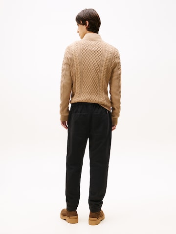 Baggy Pantaloni 'ISAAC' di Tommy Jeans in nero: dietro