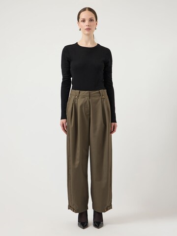 YAS - regular Pantalón 'ELSANA' en verde