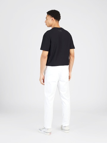 Regular Pantalon chino 'Kaiton' BOSS Black en blanc
