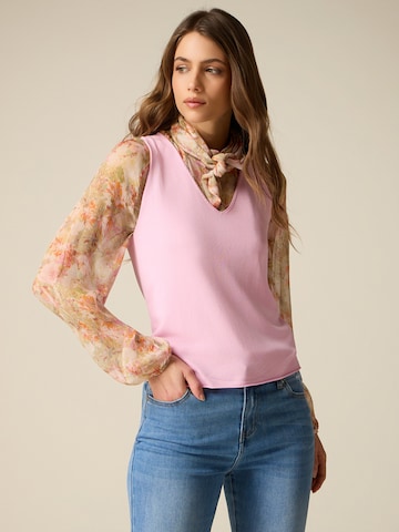 Pull-over oltre en rose : devant