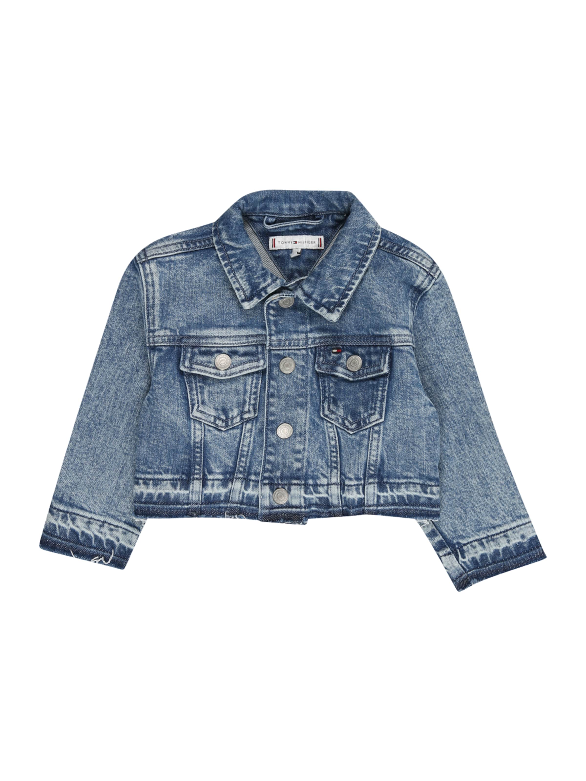 TOMMY HILFIGER Φθινοπωρινό και ανοιξιάτικο μπουφάν σε μπλε: μπροστά