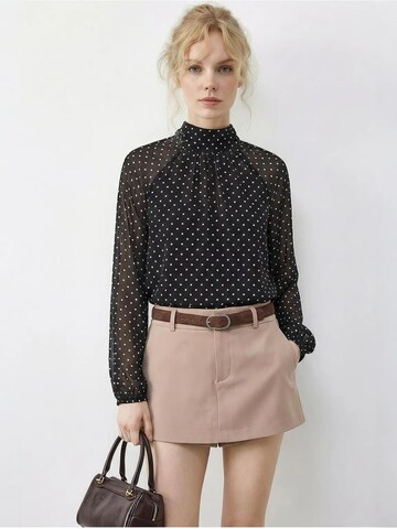 Bianco Lucci Bluse in Braun