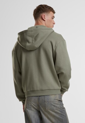 Urban Classics Zip-Up Hoodie in Green
