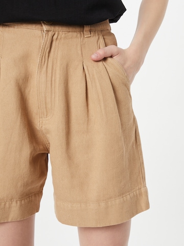 DEDICATED. - regular Pantalón plisado 'Grundsund' en beige