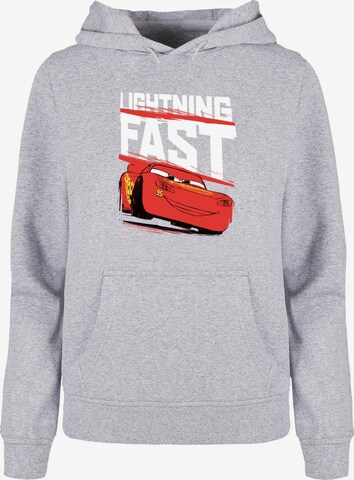 ABSOLUTE CULT Sweatshirt 'Cars - Lightning Fast' in Grau: predná strana
