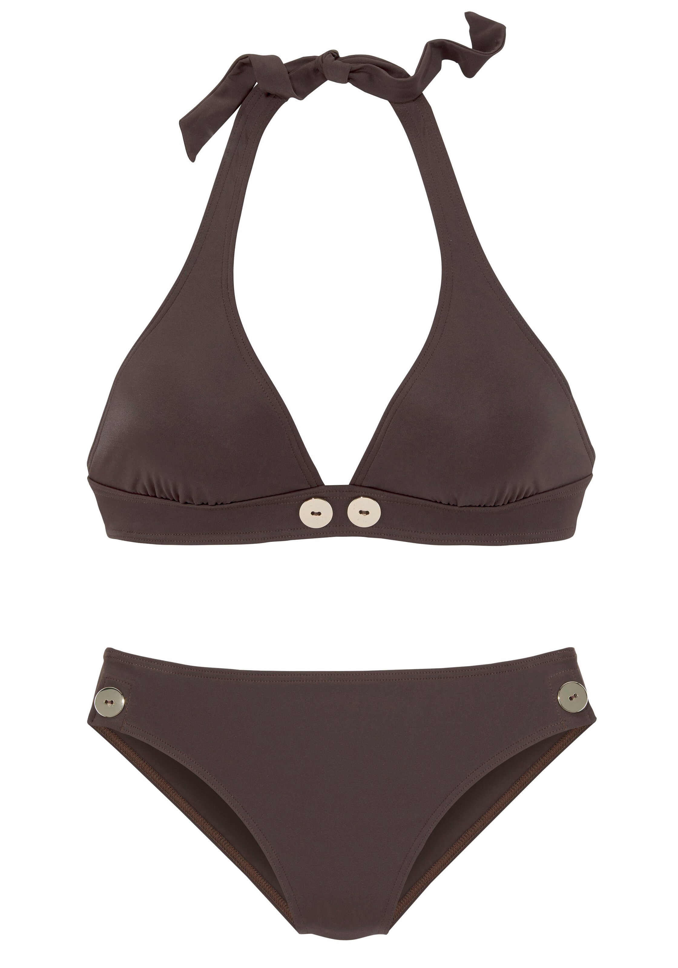 VIVANCE Bikini in Braun: Vorderseite