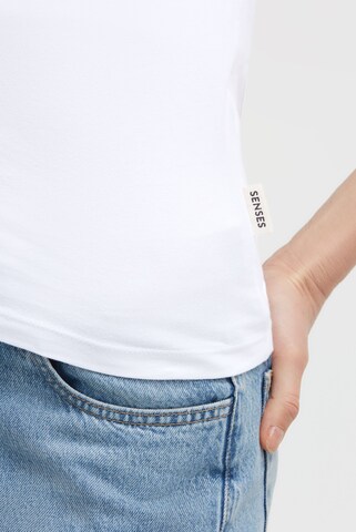 SENSES.THE LABEL Top in Weiß