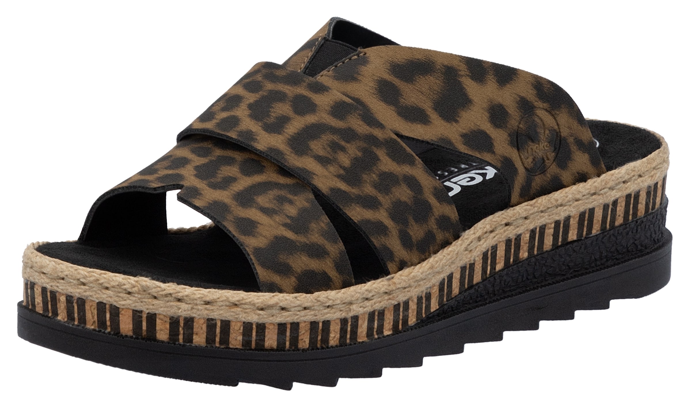 Rieker Mules in Brown: front