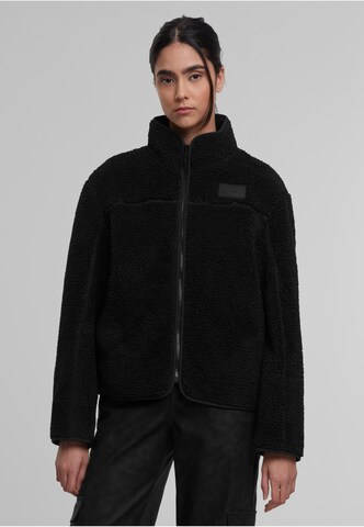 Veste en polaire Karl Kani en noir : devant