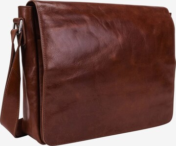 LEONHARD HEYDEN Messenger 'Cambridge ' in Brown: front