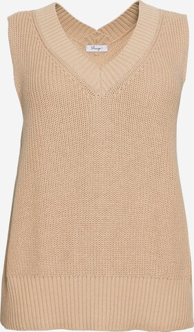Pullover di SHEEGO in beige: frontale
