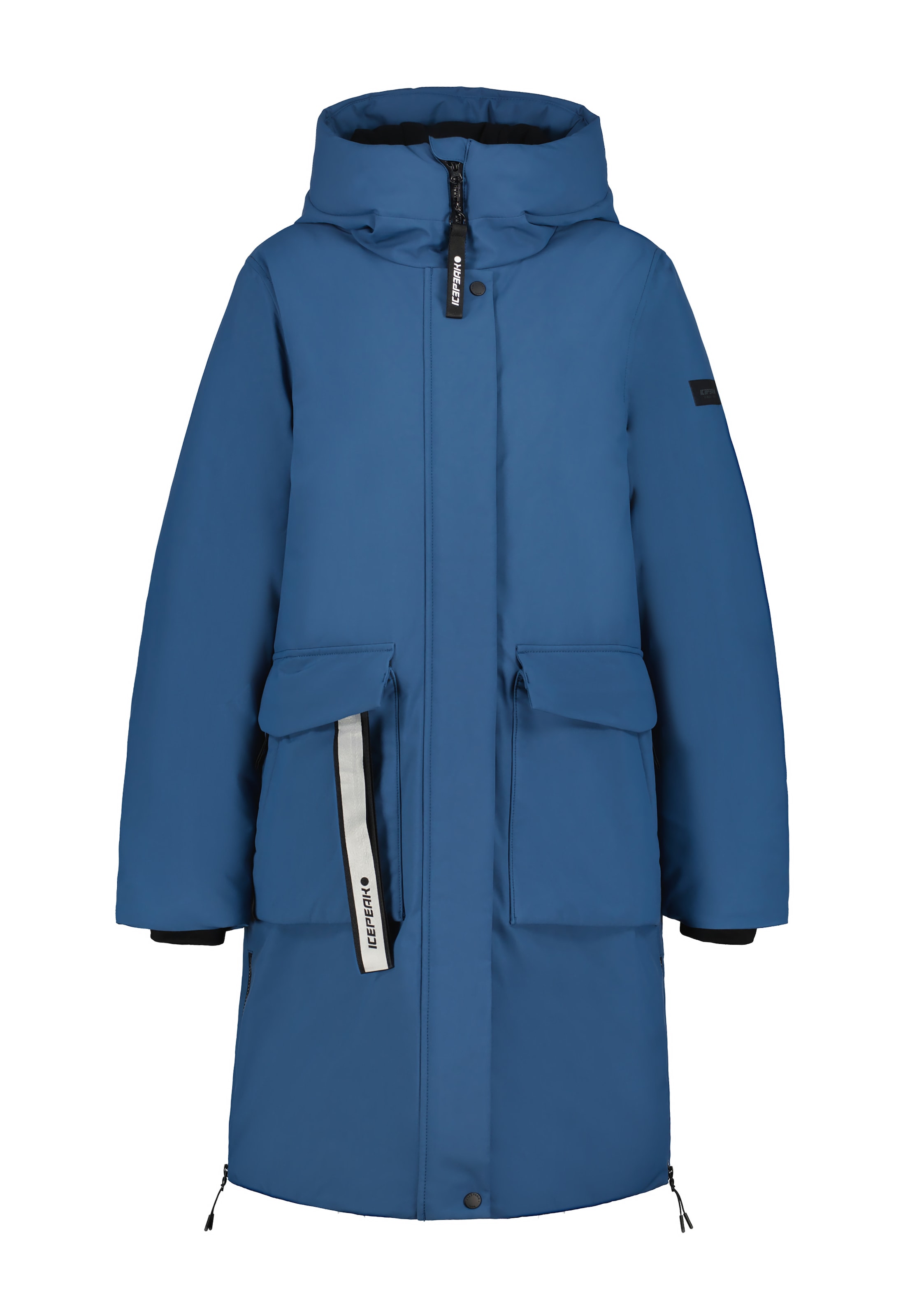 ICEPEAK Raincoat in Blue: front