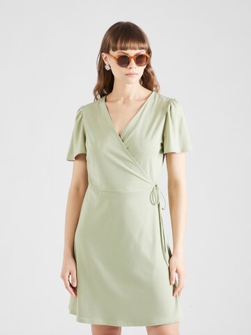 VILA فستان 'BORNEO' بلون أخضر: الأمام