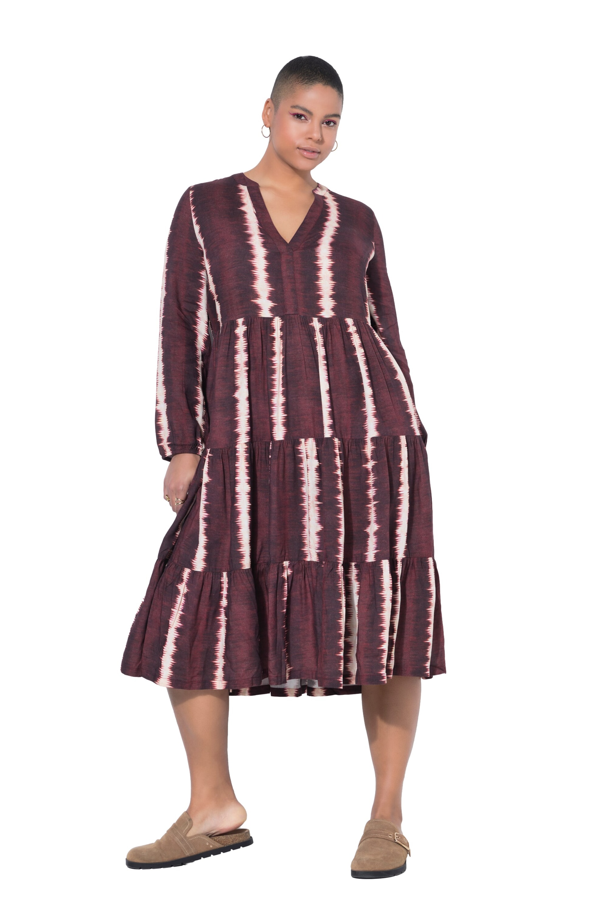 Studio Untold Jurk in Rood: voorkant