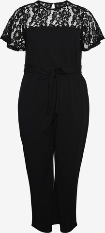 Vero Moda Curve Jumpsuit 'MAGDA ' in Zwart: voorkant