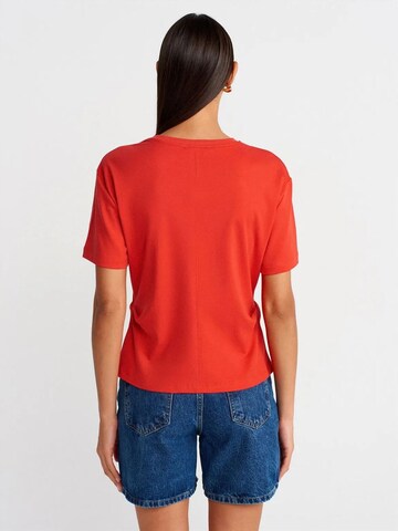 T-shirt Dilvin en rouge
