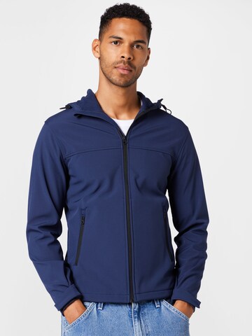 Veste mi-saison 'Marvin' JACK & JONES en bleu : devant