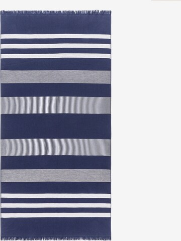 TOMMY HILFIGER Handdoek 'BRETON' in Blauw: voorkant