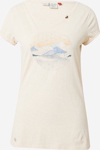 Ragwear T-Shirt 'MINT' in Beige: predná strana