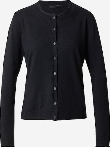 Cardigan Sisley en noir : devant