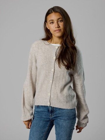 LMTD Knit cardigan in Beige: front