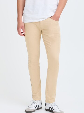 Coupe slim Pantalon 'BHEdford' BLEND en marron : devant