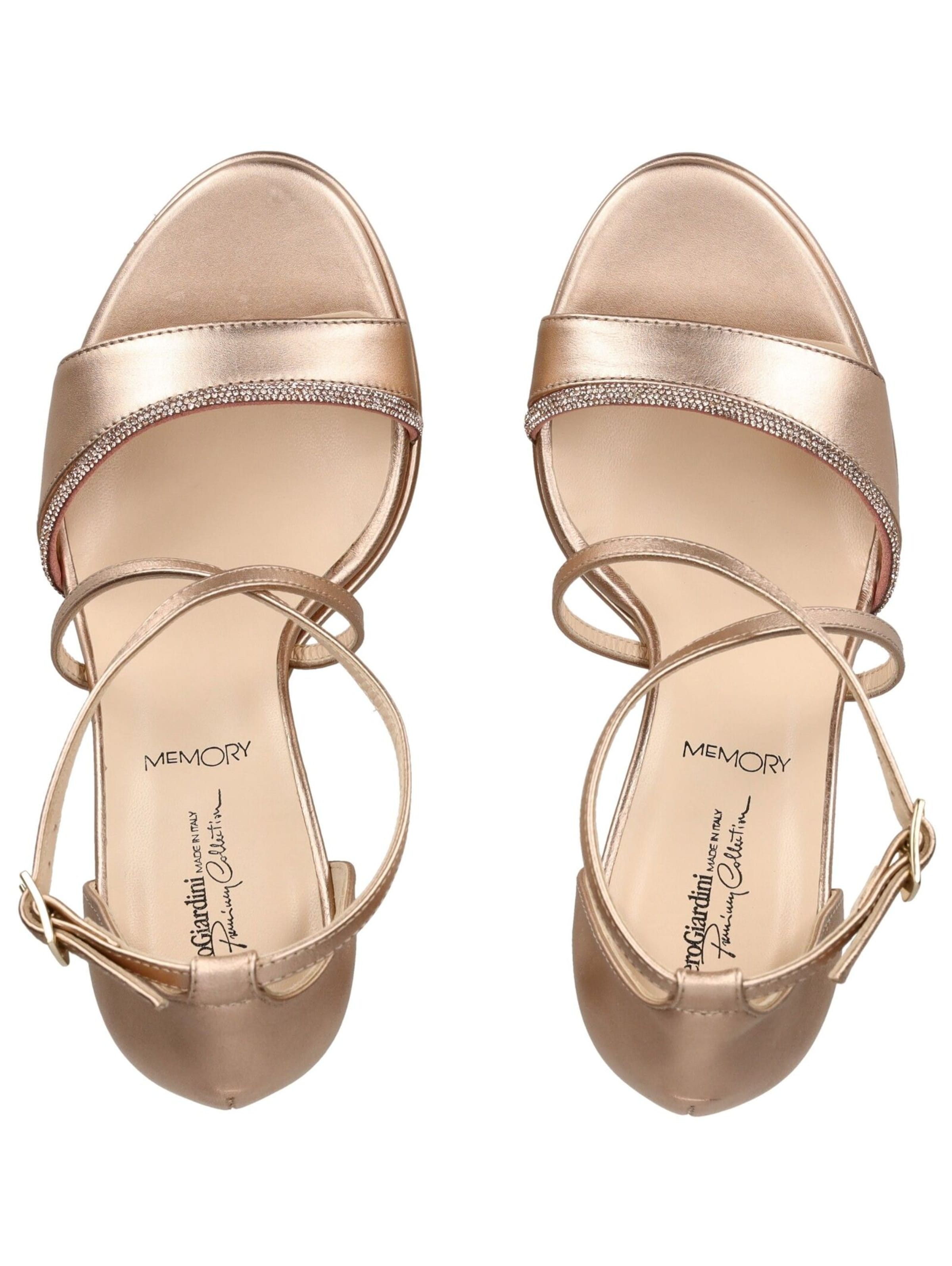 Sandales à lanières Nero Giardini en or