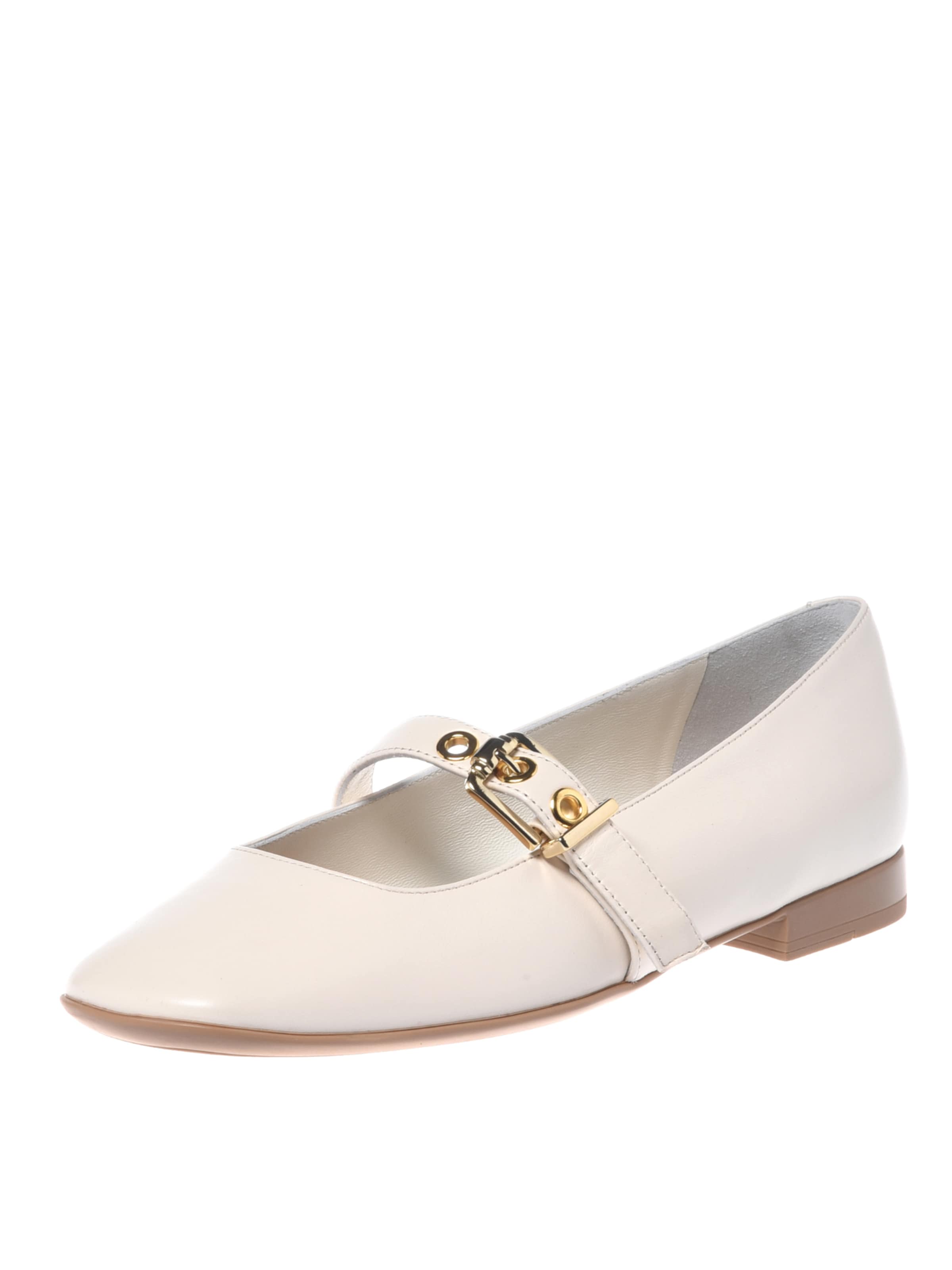 Ballerines BALDININI en blanc : devant