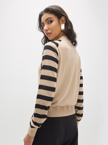 Pull-over Lola Casademunt en beige : derrière