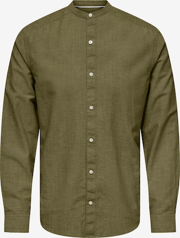 Only & Sons Overhemd 'Cantley' in Groen: voorkant