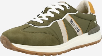 MUSTANG Sneakers low i grønn: forside