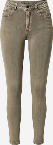 VILA Skinny Jeans 'AMY' in Brown: front