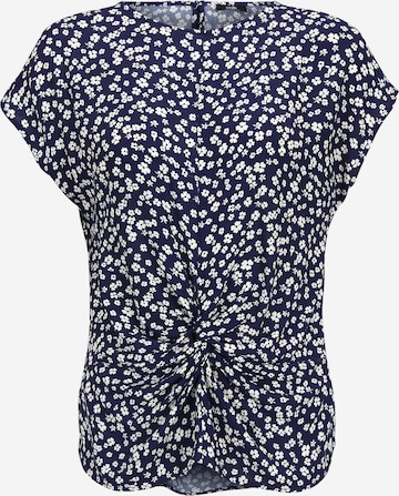 Wallis Petite - Blusa em azul: frente