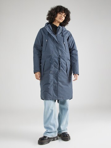 Derbe Raincoat 'Valholm' in Blue: front