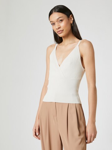 Guido Maria Kretschmer Women - Top 'Camilla' em branco: frente