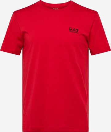 EA7 Emporio Armani Футболка в Красный: спереди