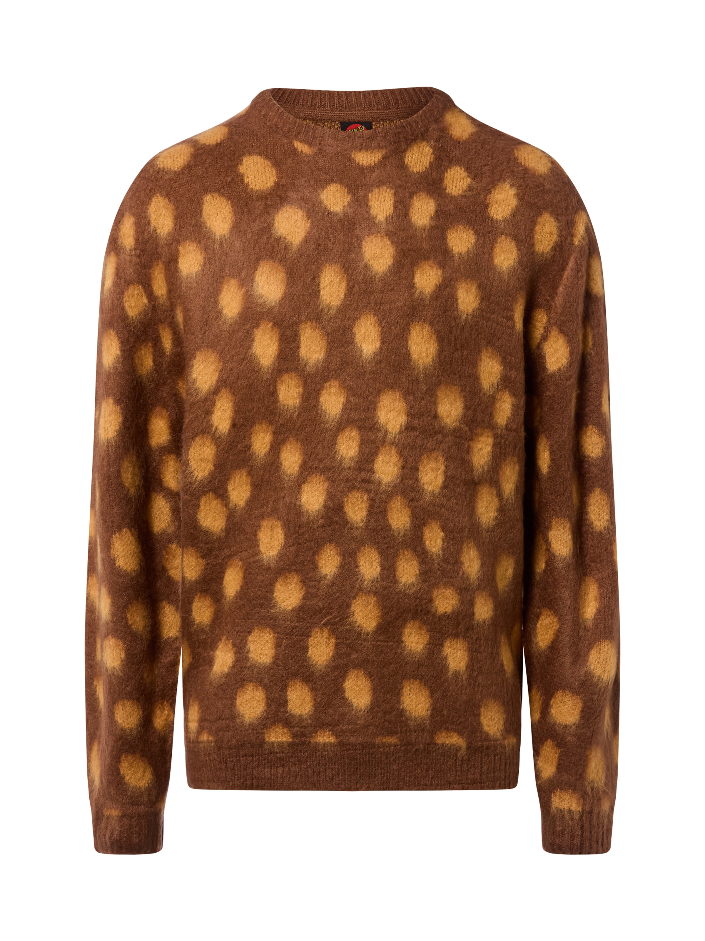 Pull-over ' Jaguar Knit ' Santa Cruz en marron : devant