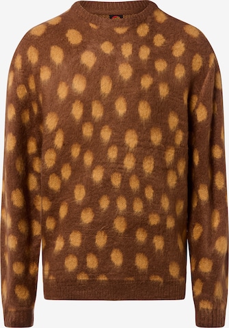 Pull-over ' Jaguar Knit ' Santa Cruz en marron : devant