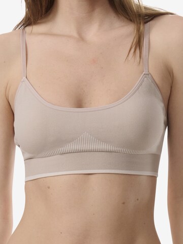 ADIDAS ORIGINALS Bustier BH ' Bralette - Sport Active Contour Seamless ' in Beige: voorkant