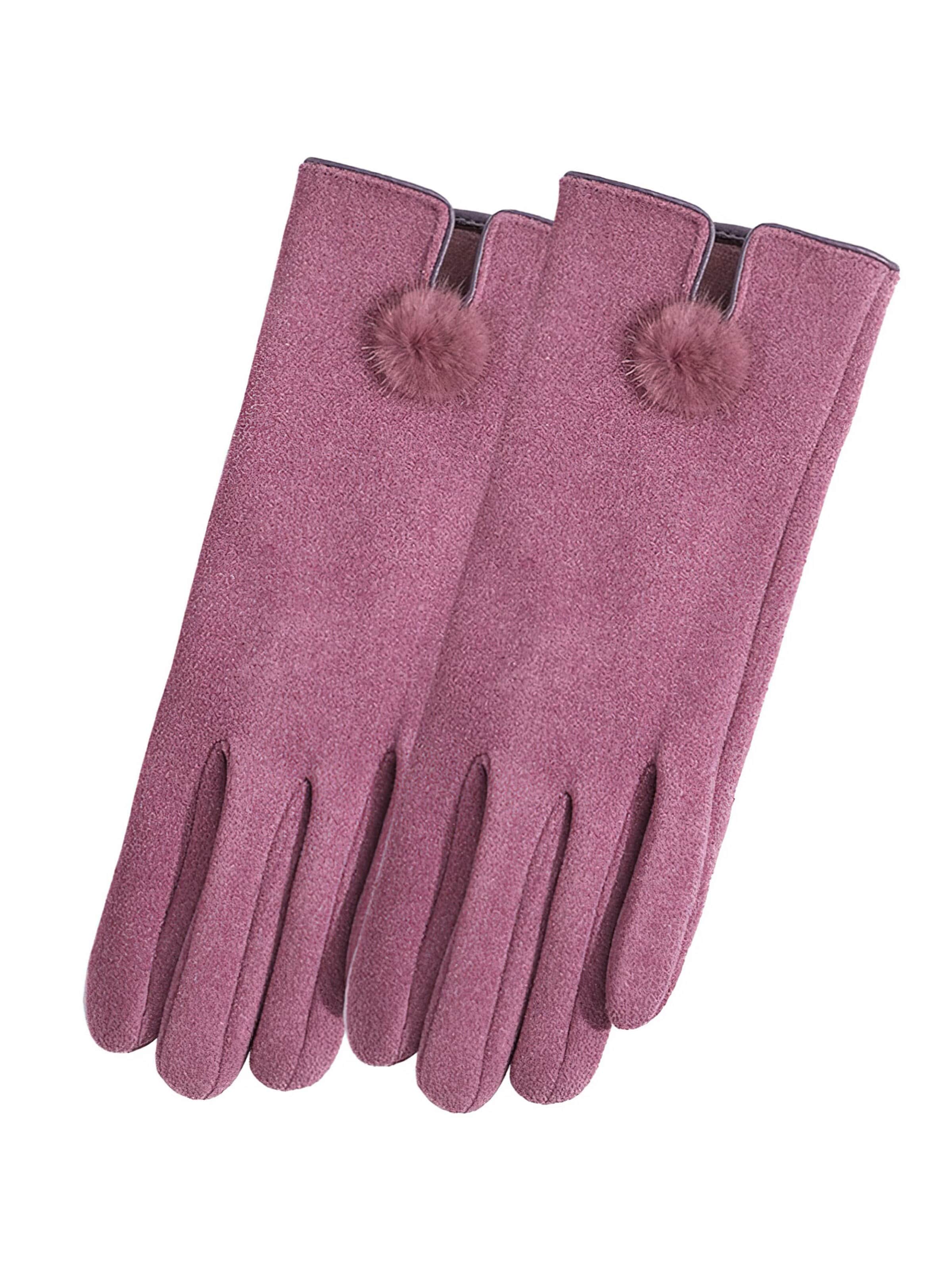 Magicshe Fingerhandschuhe 'Winterhandschuhe mit Touchscreen Funktion und warmem Futter'‌‌ in Pink: Vorderseite