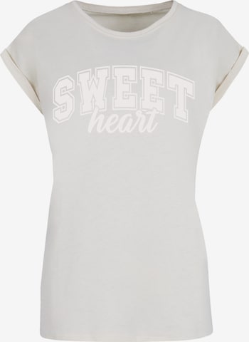 F4NT4STIC Shirt 'Sweet Heart Valentinstag' in Beige: front