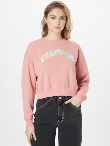 Champion Authentic Athletic Apparel Sweatshirt in Pink: front