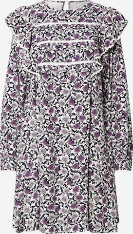 Robe-chemise Atelier Rêve en violet : devant