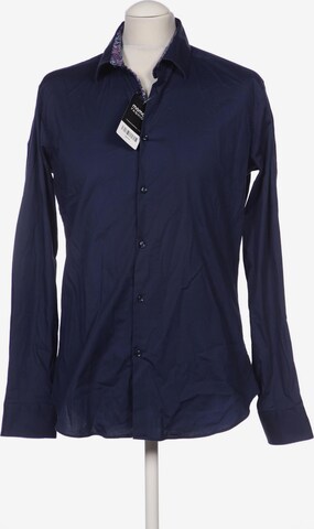 CINQUE Button Up Shirt in M in Blue: front