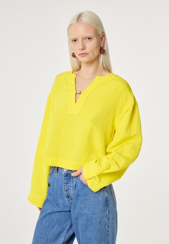 Fabienne Chapot Blouse in Geel: voorkant