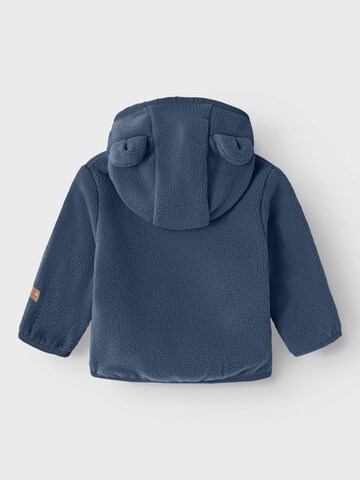 NAME IT Fleece jas 'Meeko' in Blauw