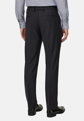 Coupe slim Pantalon à plis Boggi Milano en bleu